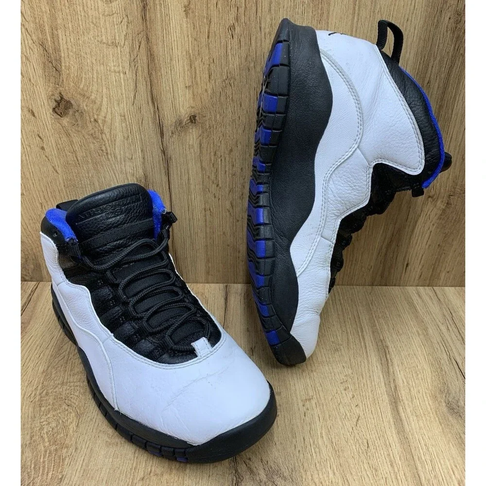 Nike Air Jordan 10 Retro Orlando 2018 Men’s 9.5 White Black Royal 310805-108